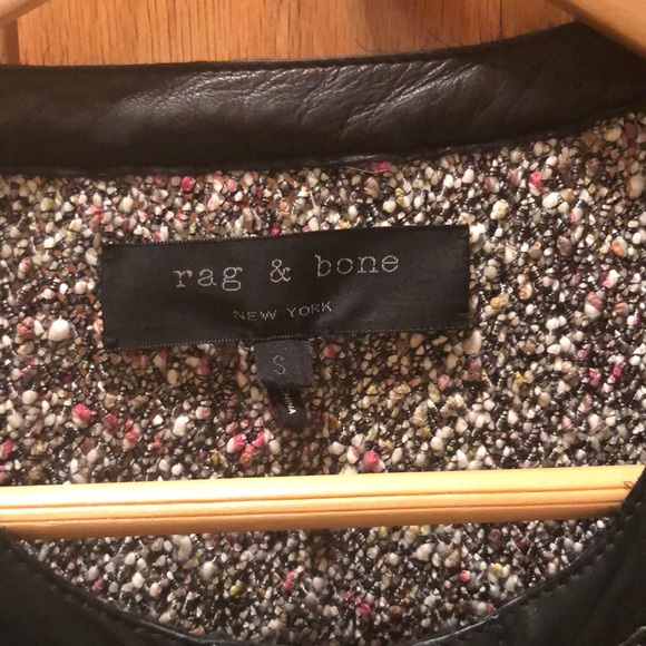 Rag & Bone Jacket with genuine leather trim - Picture 2 of 6